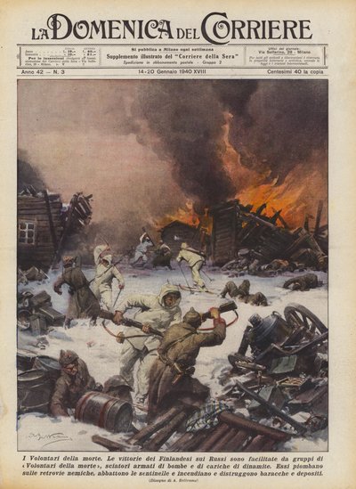 Ochotnicy Śmierci autorstwa Achille Beltrame