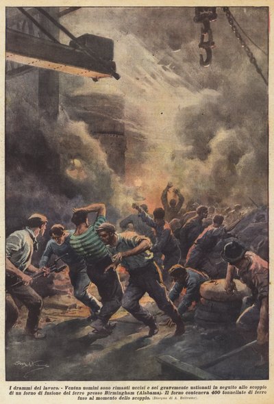 Dramaty pracy autorstwa Achille Beltrame