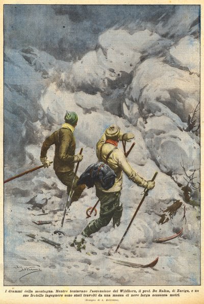 Dramaty góry autorstwa Achille Beltrame