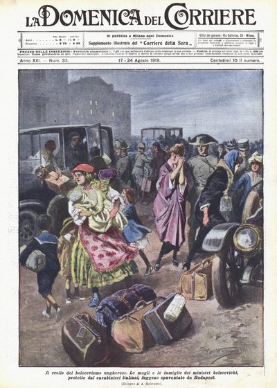 Upadek węgierskiego bolszewizmu autorstwa Achille Beltrame