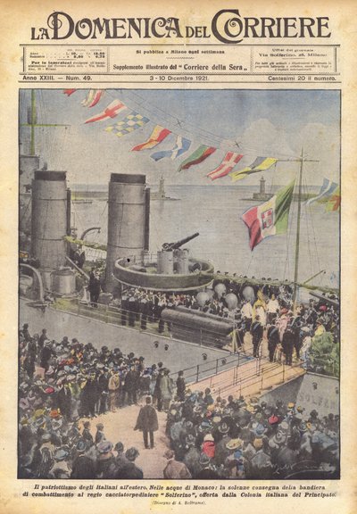 Patriotyzm Włochów za granicą autorstwa Achille Beltrame