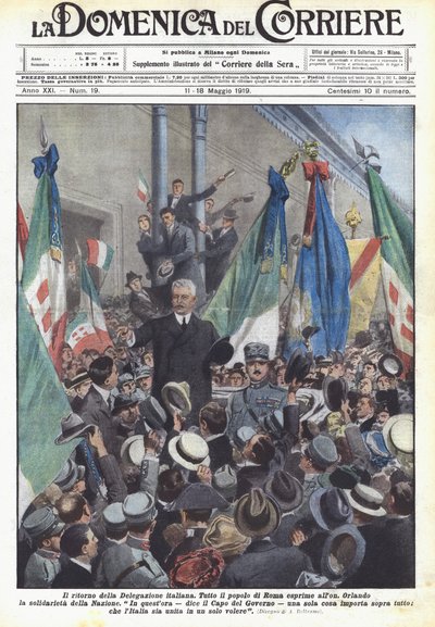 Powrót delegacji włoskiej autorstwa Achille Beltrame