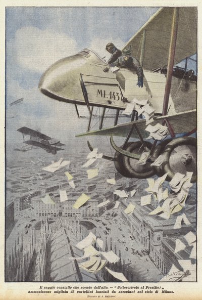 Mądra rada, która schodzi z góry autorstwa Achille Beltrame