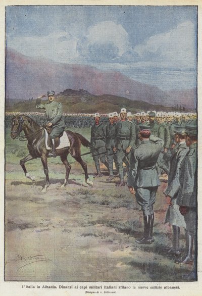 Włochy w Albanii autorstwa Achille Beltrame