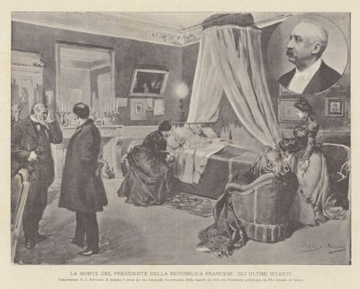 Śmierć Prezydenta Republiki Francuskiej, Ostatnie Chwile autorstwa Achille Beltrame