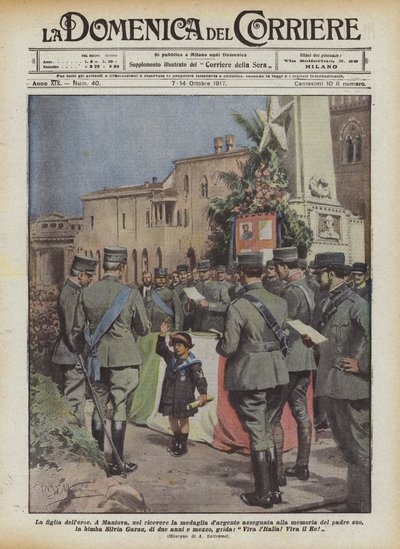 Córka bohatera autorstwa Achille Beltrame