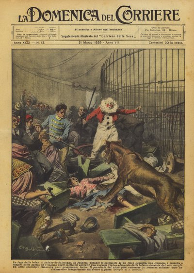 Lot bestii autorstwa Achille Beltrame