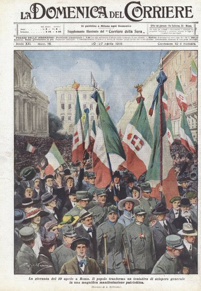 10 kwietnia w Rzymie autorstwa Achille Beltrame