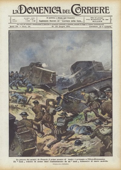 Wojna potworów autorstwa Achille Beltrame