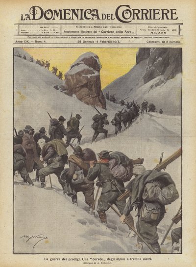 Wojna cudów autorstwa Achille Beltrame