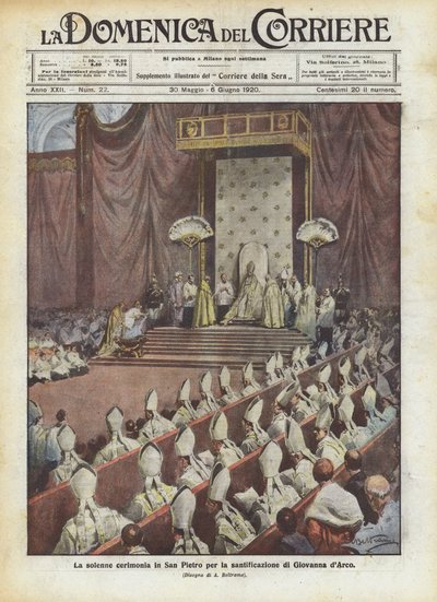 Uroczysta ceremonia uświęcenia Joanny d