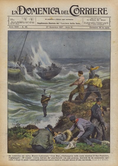 Kolejka linowa, która oszczędza autorstwa Achille Beltrame