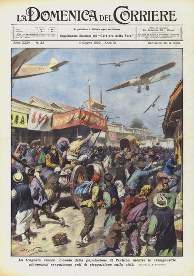 Chińska tragedia autorstwa Achille Beltrame