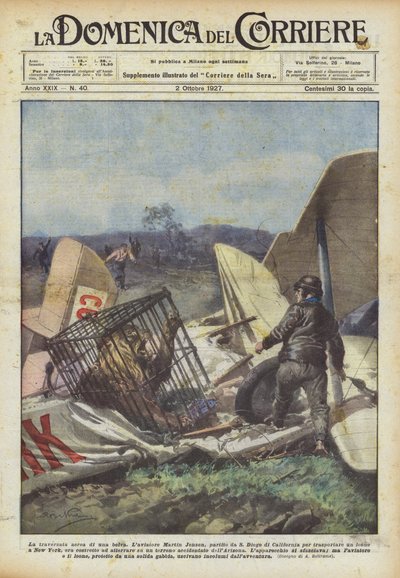 Powietrzne przejście bestii autorstwa Achille Beltrame