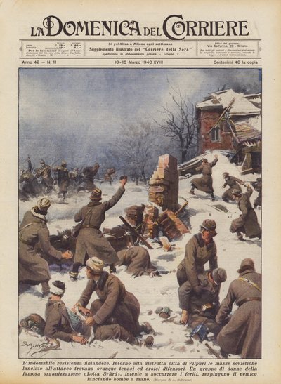 Lindomable fiński opór autorstwa Achille Beltrame