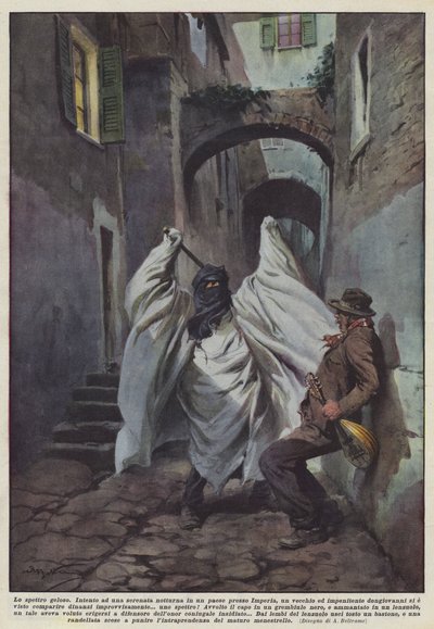 Zazdrosne widmo autorstwa Achille Beltrame