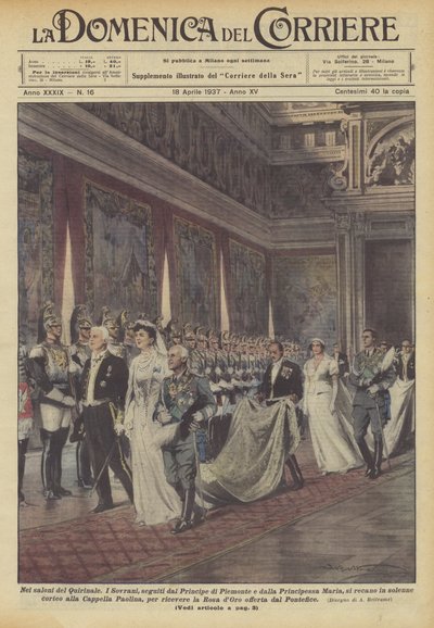 W salach Kwirynału autorstwa Achille Beltrame