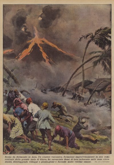 Koniec światowej sceny w Azji autorstwa Achille Beltrame