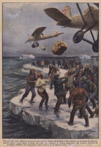 Pomoc z nieba autorstwa Achille Beltrame