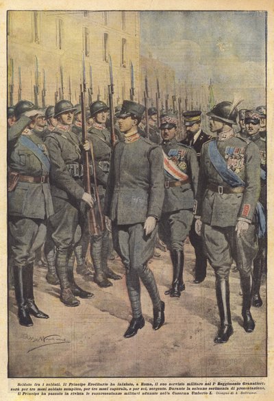 Żołnierz wśród żołnierzy autorstwa Achille Beltrame