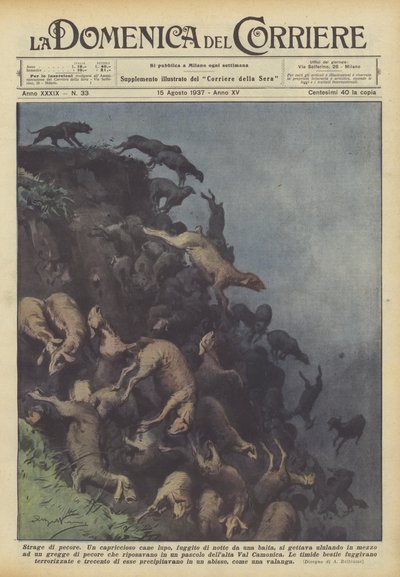 Ubój owiec autorstwa Achille Beltrame