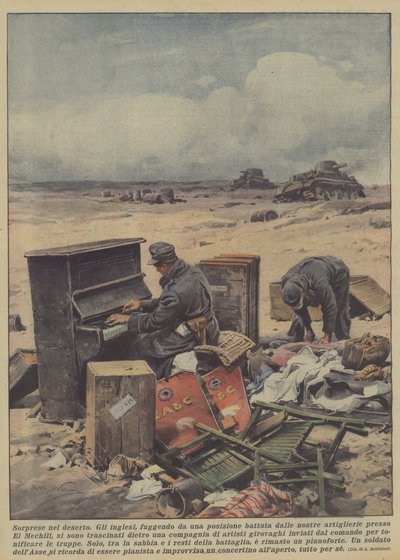 Niespodzianki na pustyni (kolor lito) autorstwa Achille Beltrame