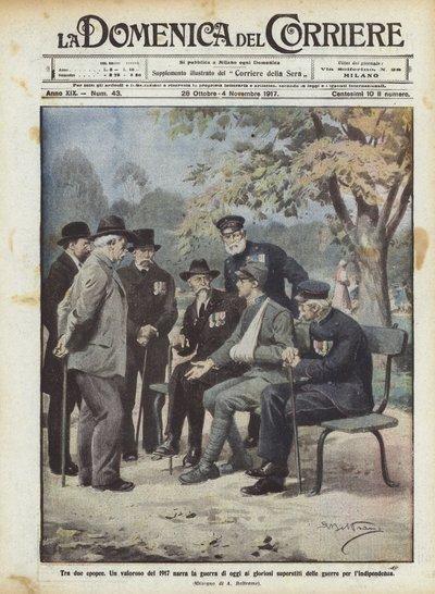 Między dwoma eposami autorstwa Achille Beltrame