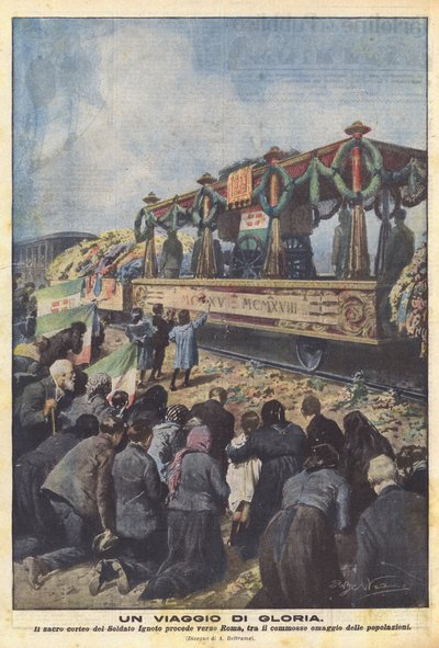 Podróż chwały autorstwa Achille Beltrame