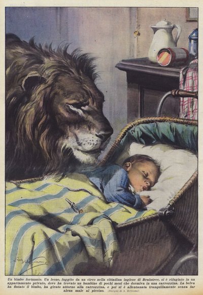 Szczęśliwe dziecko autorstwa Achille Beltrame