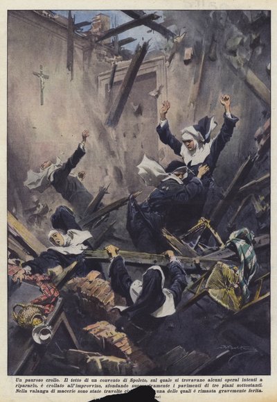 Przerażający upadek autorstwa Achille Beltrame