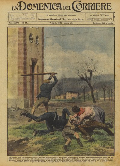 Mały bohater autorstwa Achille Beltrame
