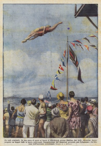Oryginalne nurkowanie autorstwa Achille Beltrame