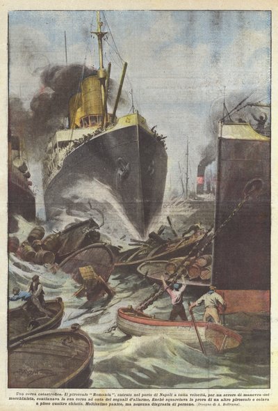 Katastrofalny wyścig autorstwa Achille Beltrame