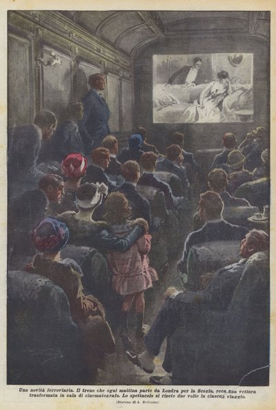 Kolejowa nowość autorstwa Achille Beltrame