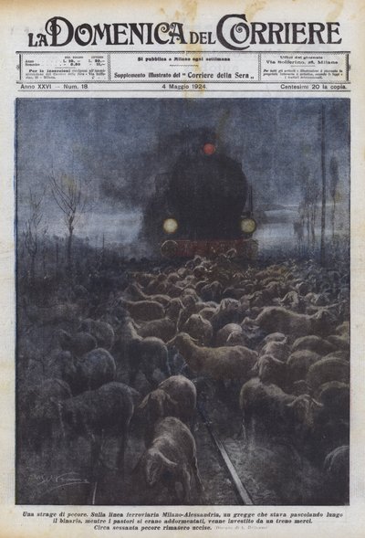 Rzeź owiec autorstwa Achille Beltrame