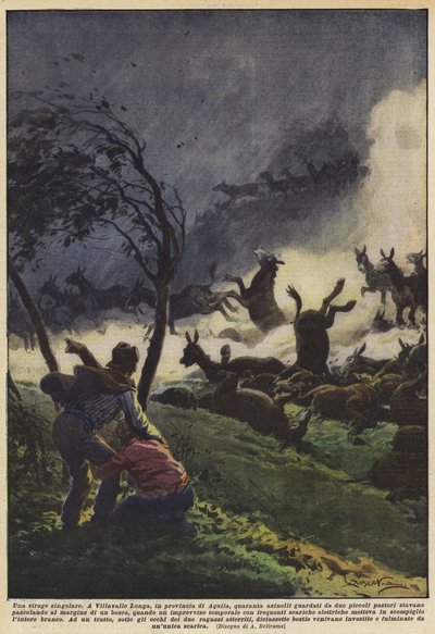Pojedyncza masakra autorstwa Achille Beltrame