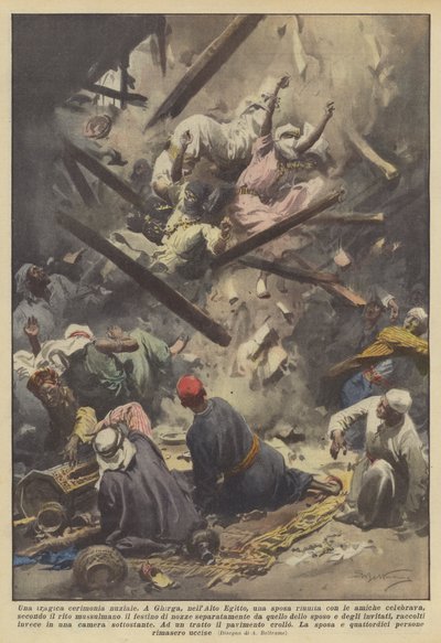 Tragiczna ceremonia ślubna autorstwa Achille Beltrame