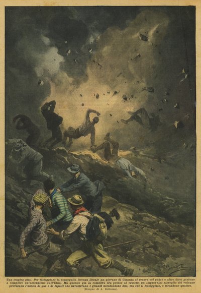 Tragiczna podróż autorstwa Achille Beltrame