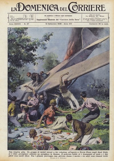 Tragiczna podróż autorstwa Achille Beltrame