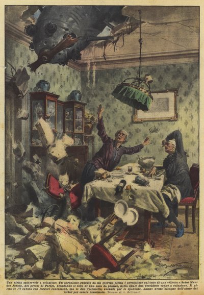 Nieprzyjemna wizyta na śniadaniu autorstwa Achille Beltrame