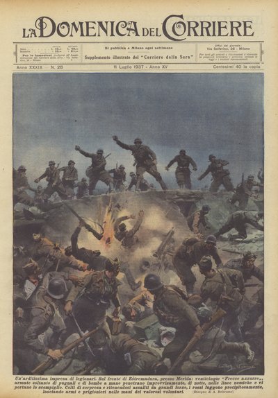 Najbardziej odważne przedsięwzięcie legionistów… autorstwa Achille Beltrame