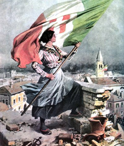 I wojna światowa 1915 1918 Włochy-Vittorio Veneto autorstwa Achille Beltrame