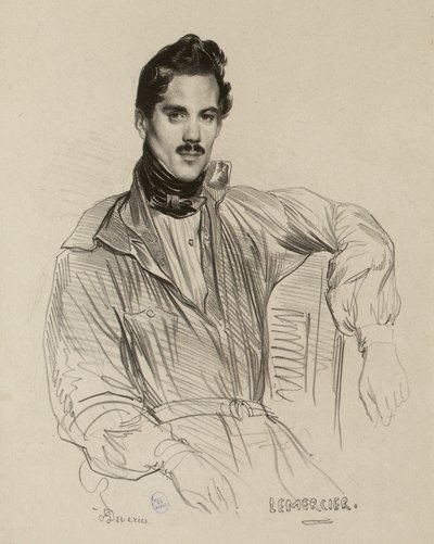 Portret Rose-Josepha Lemerciera (IFF 178) autorstwa Achille Devéria