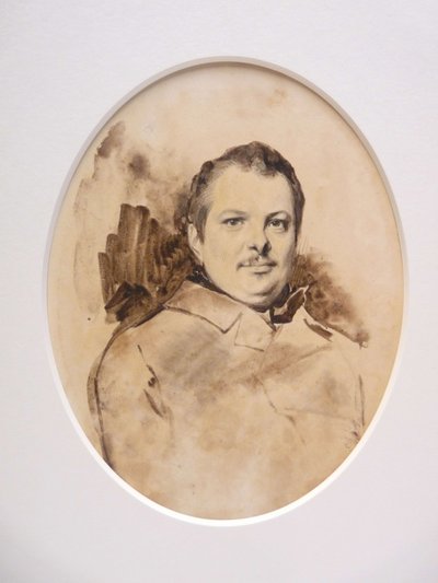 Portret Honoré de Balzac 1799-1850, c. 1829. autorstwa Achille Devéria