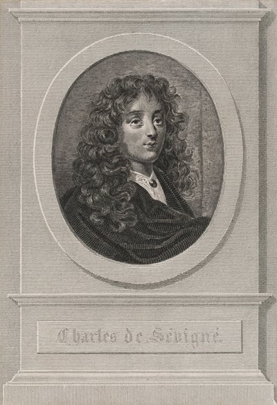 Portret Charlesa de Sévigné autorstwa Achille Devéria