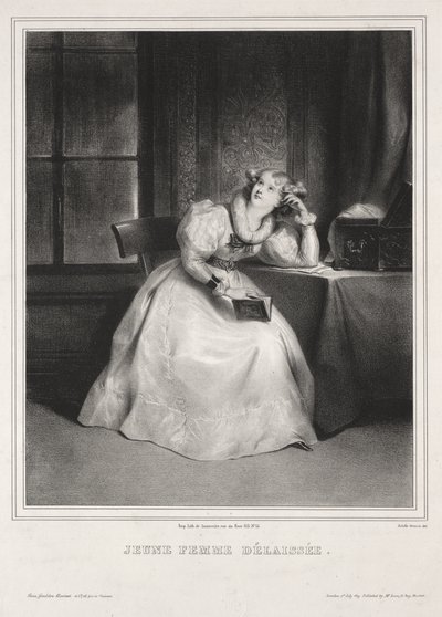 Zaduma autorstwa Achille Devéria