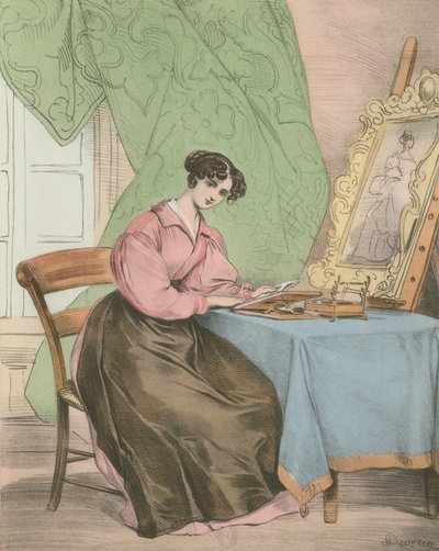 11 rano autorstwa Achille Devéria