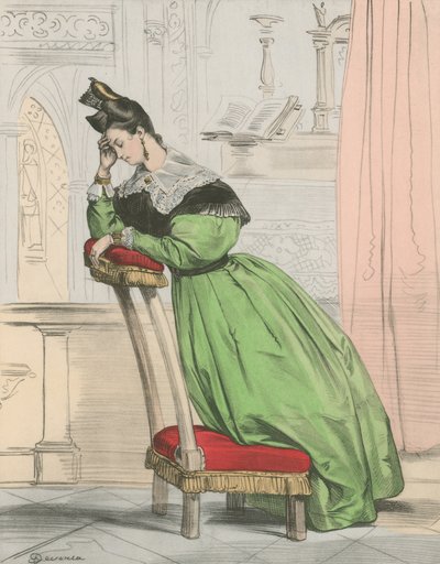 8 rano autorstwa Achille Devéria