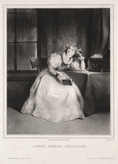 Zaduma autorstwa Achille Devéria