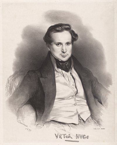Wiktor Hugo autorstwa Achille Devéria